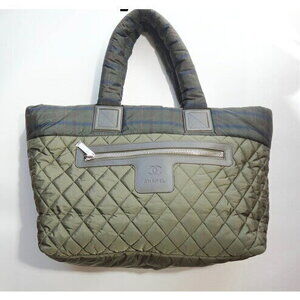 Chanel Coco Cocoon Tote Bag Quilted Nylon Handbag